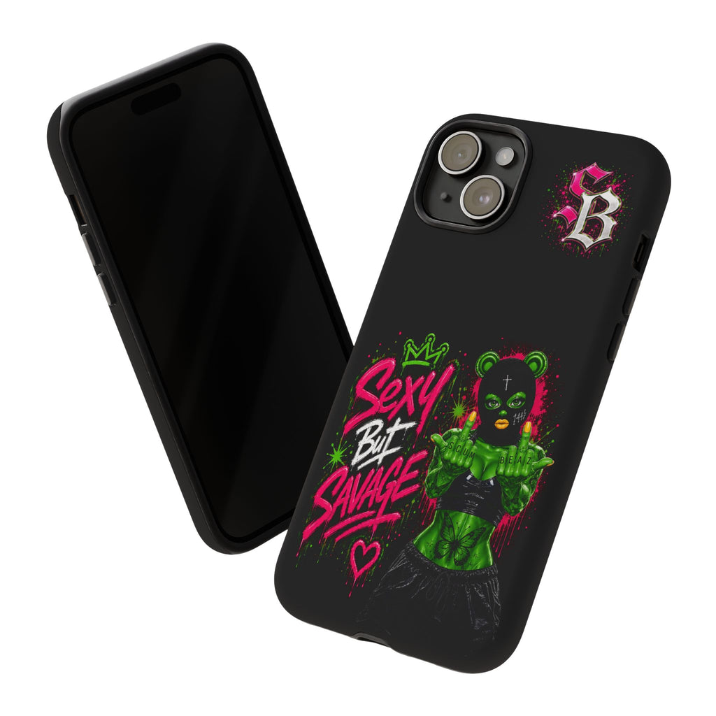 SCUMMIEBEARZ Sexy But Savage Green Remix Tough Cases