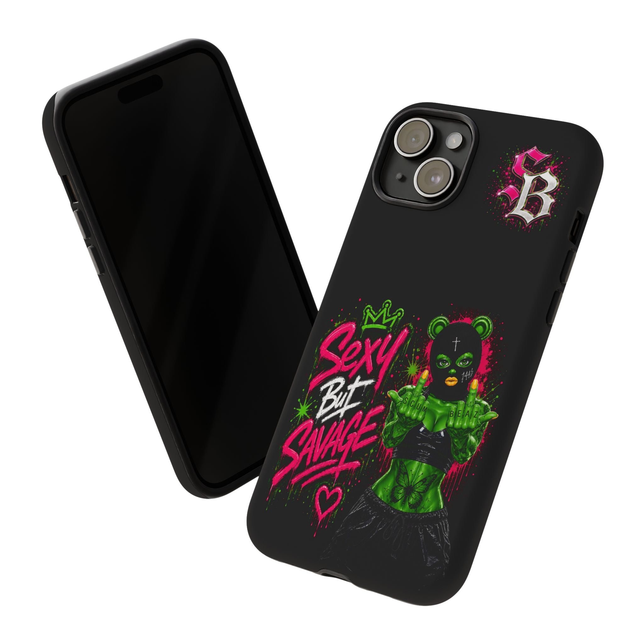 SCUMMIEBEARZ Sexy But Savage Green Remix Tough Cases