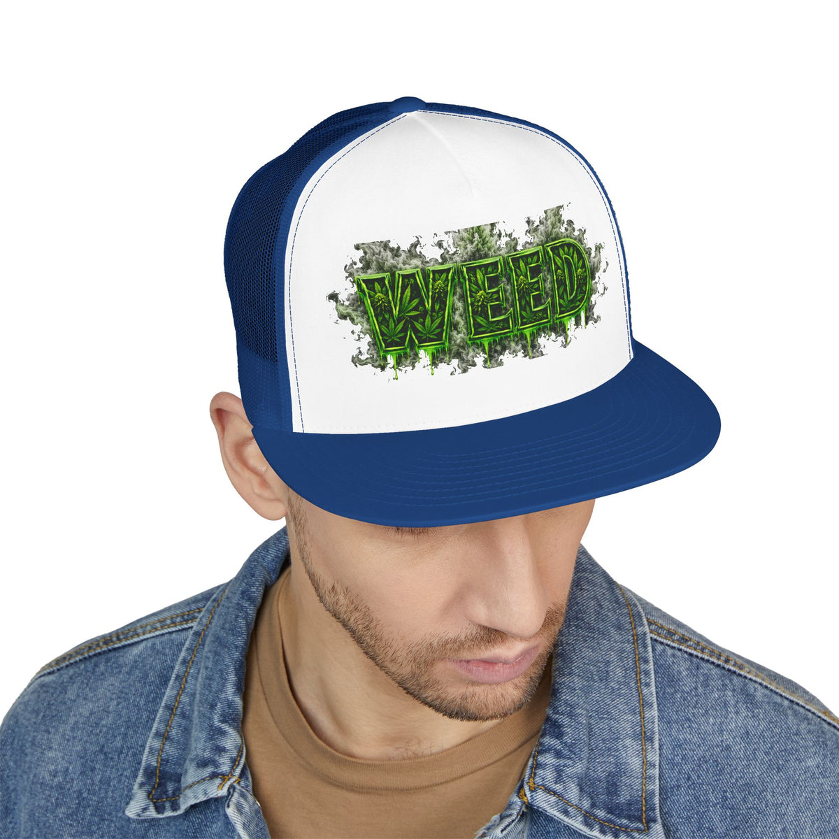 5 Panel Trucker CAP-WEED -SCUMMIEBEARZ™
