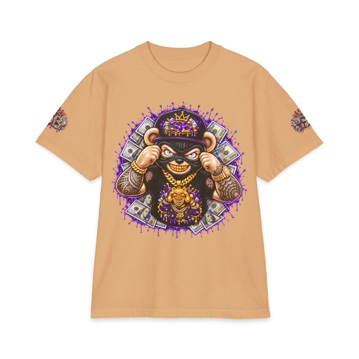 Like Stealing Candy From A Baby Purple Remix | SCUMMIEBEARZ™ Shaka Wear Heavyweight Tee