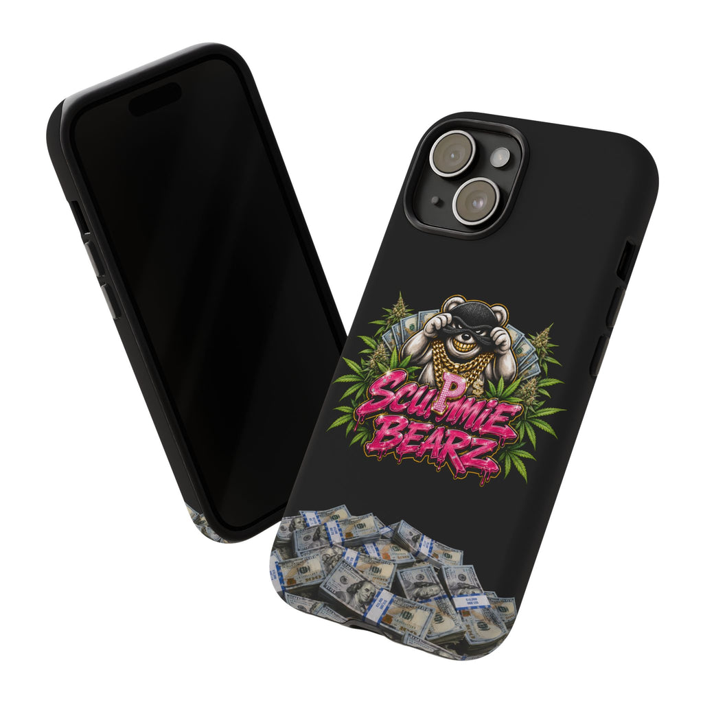 SCUMMIEBEARZ P.M.W. (P***y Money Weed) Logo Tough Cases