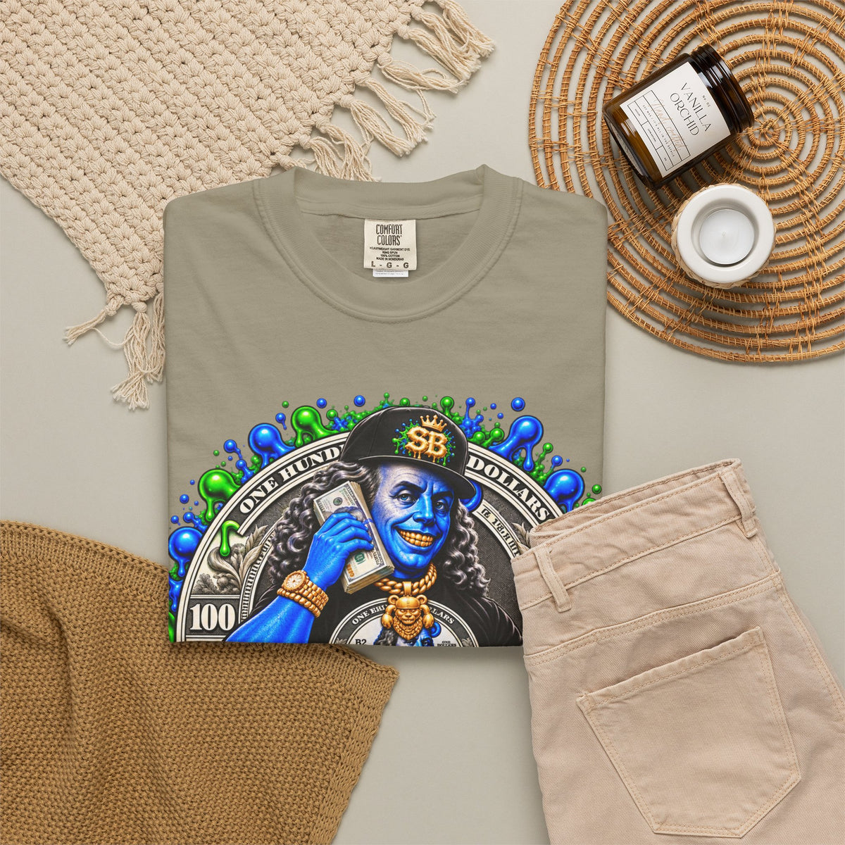 Comfort color 1717- "Paper Chaser" Graphic T-Shirt wha-SCUMMIEBEARZ™️