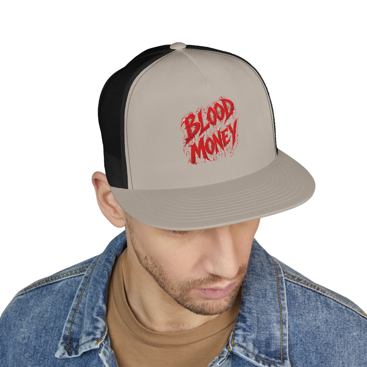5 Panel Trucker Cap-BLOOD MONEY-SCUMMIEBEARZ™