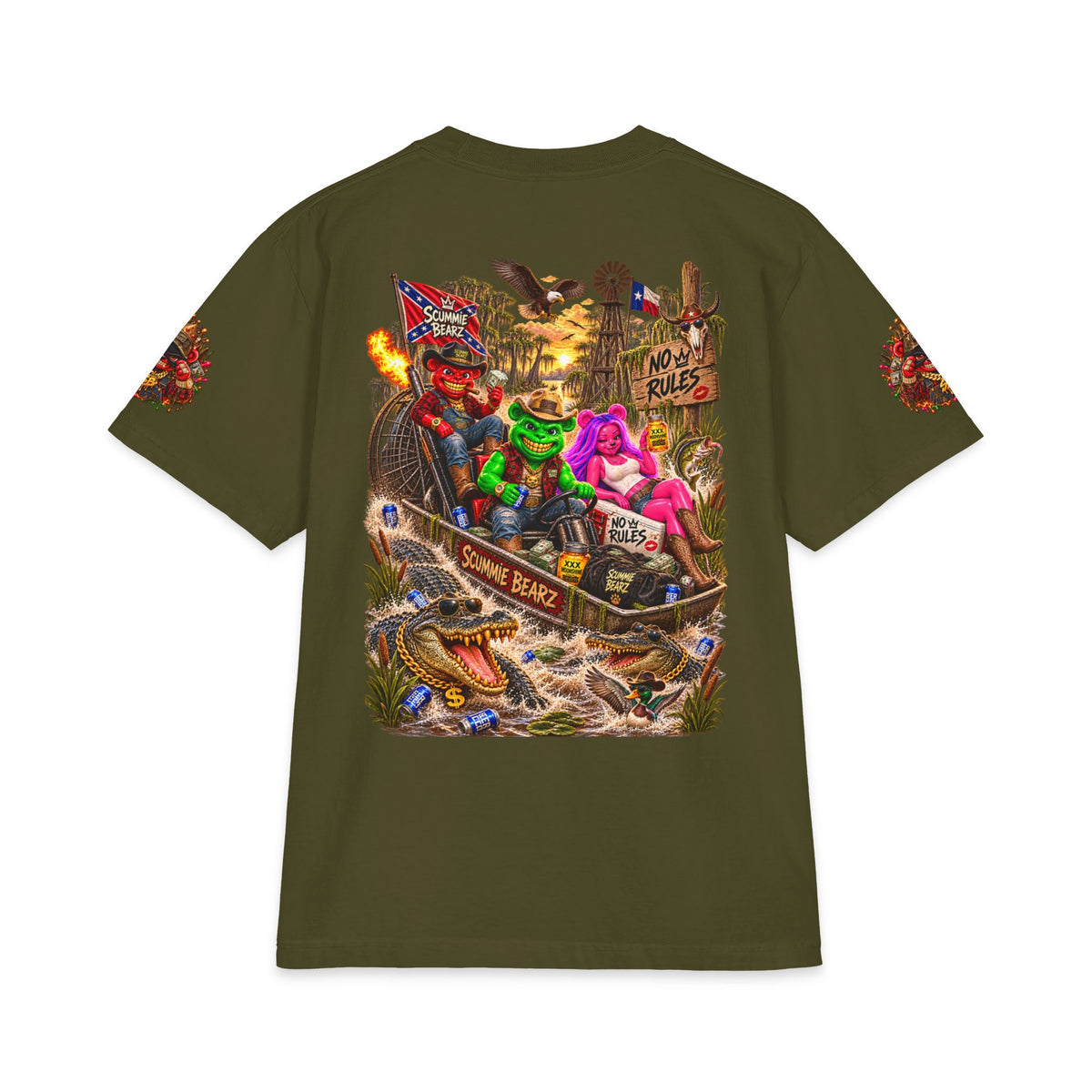 Country Brew Sled | SCUMMIEBEARZ™ Shaka Wear Heavyweight Tee
