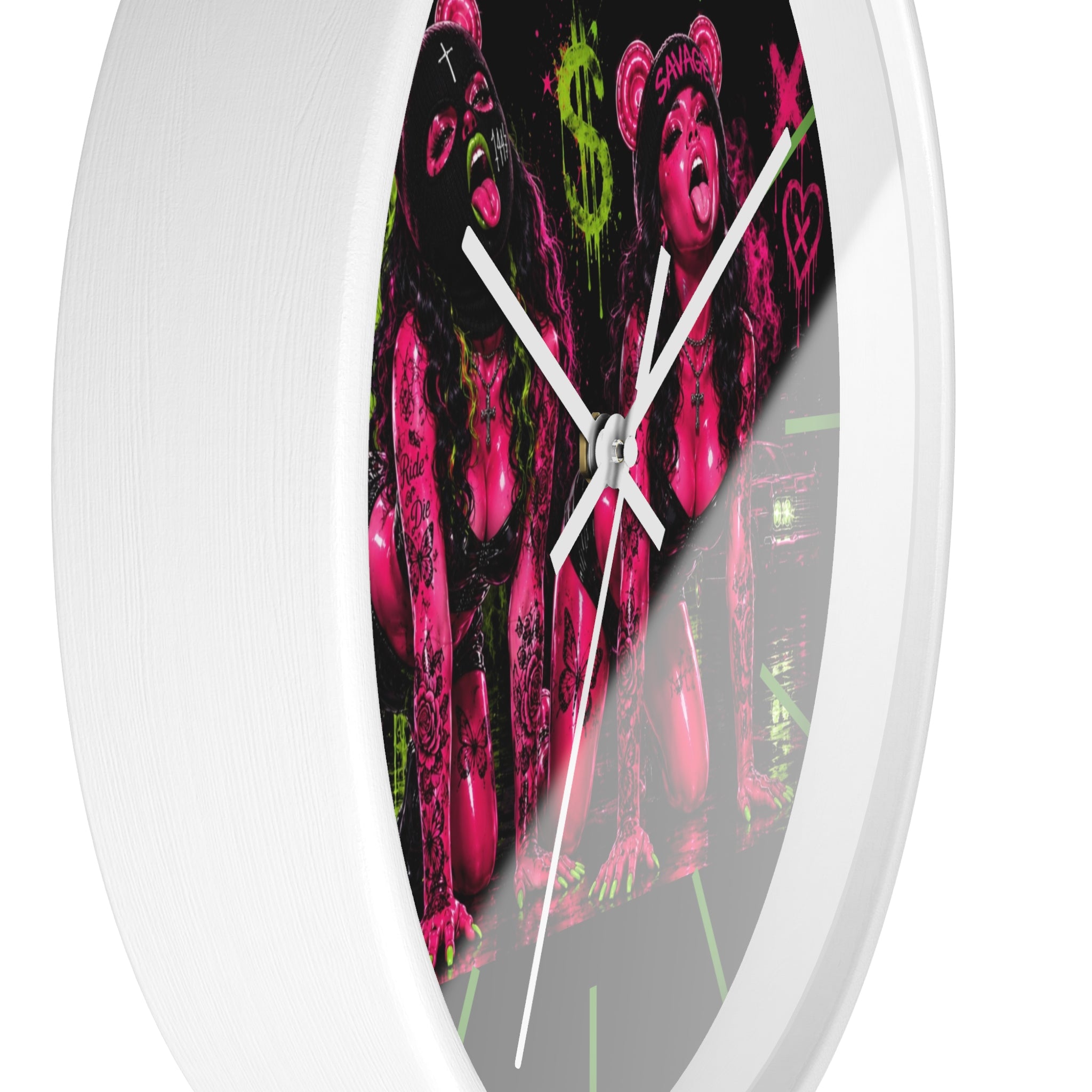Wall Clock-Sexy But Savage Duo-SCUMMIEBEARZ™️