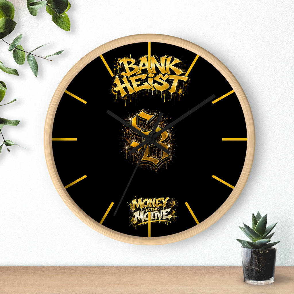 Wall Clock-Bank Heist-Money Is the Motive-SCUMMIEBEARZ™️