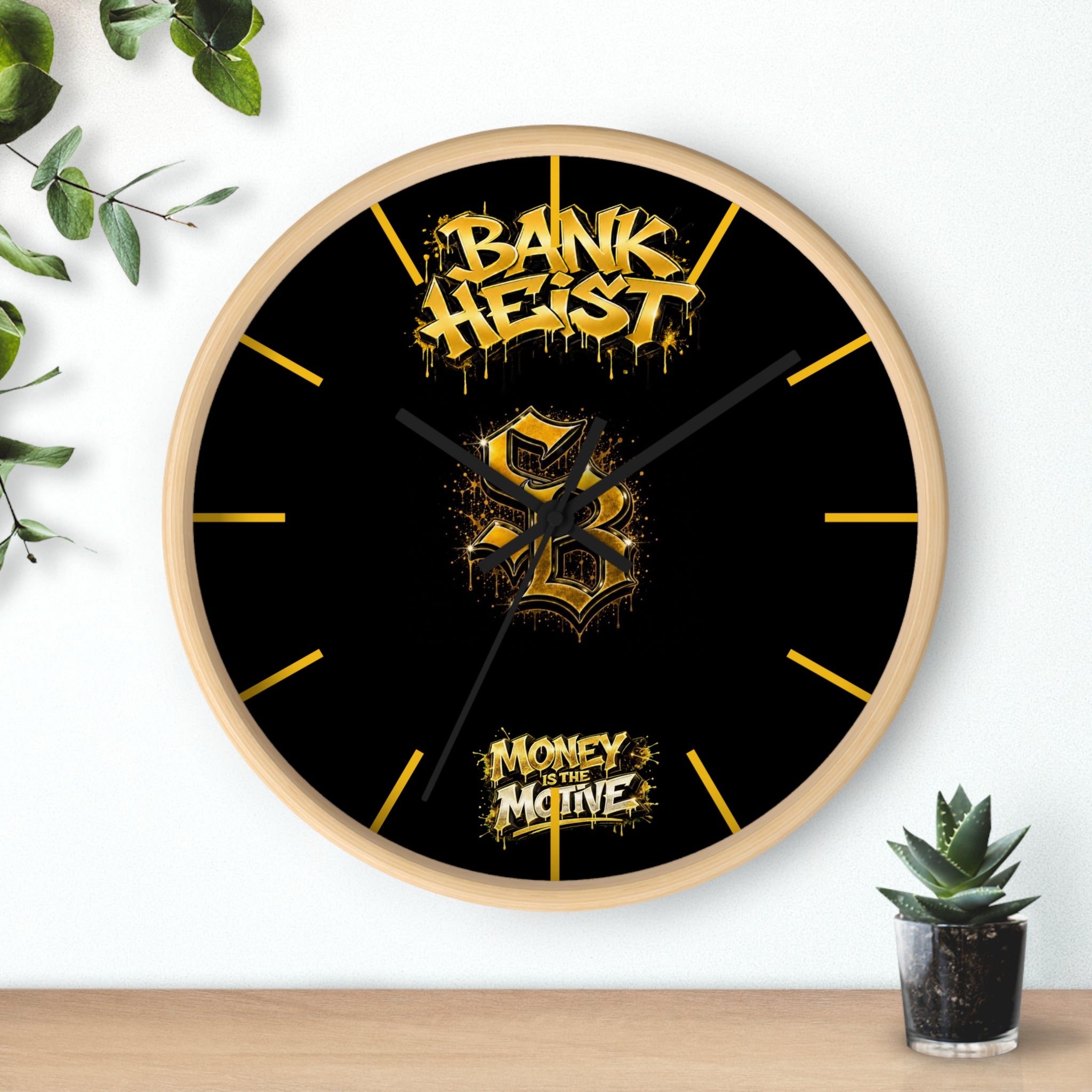 Wall Clock-Bank Heist-Money Is the Motive-SCUMMIEBEARZ™️