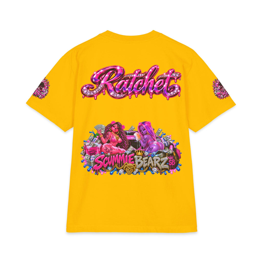 SB Ratchet — Pink/Purple Scummie Girls | SCUMMIEBEARZ™ Shaka Wear Heavyweight Tee