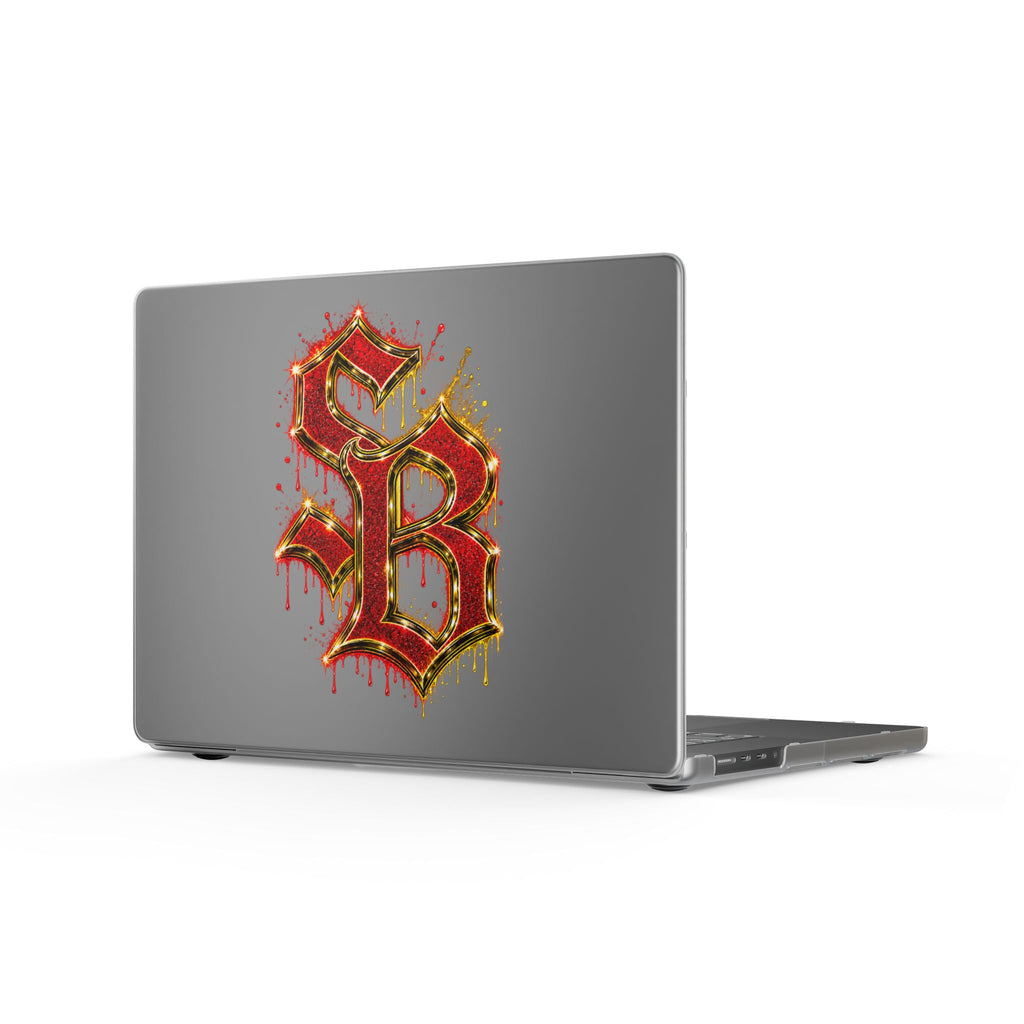 Matte MacBook Cases-RED SB LOGO-SCUMMIEBEARZ™️