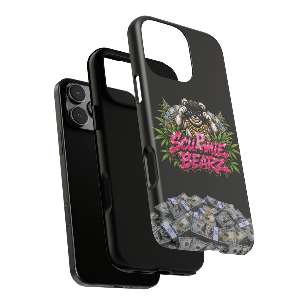 SCUMMIEBEARZ P.M.W. (P***y Money Weed) Logo Tough Cases