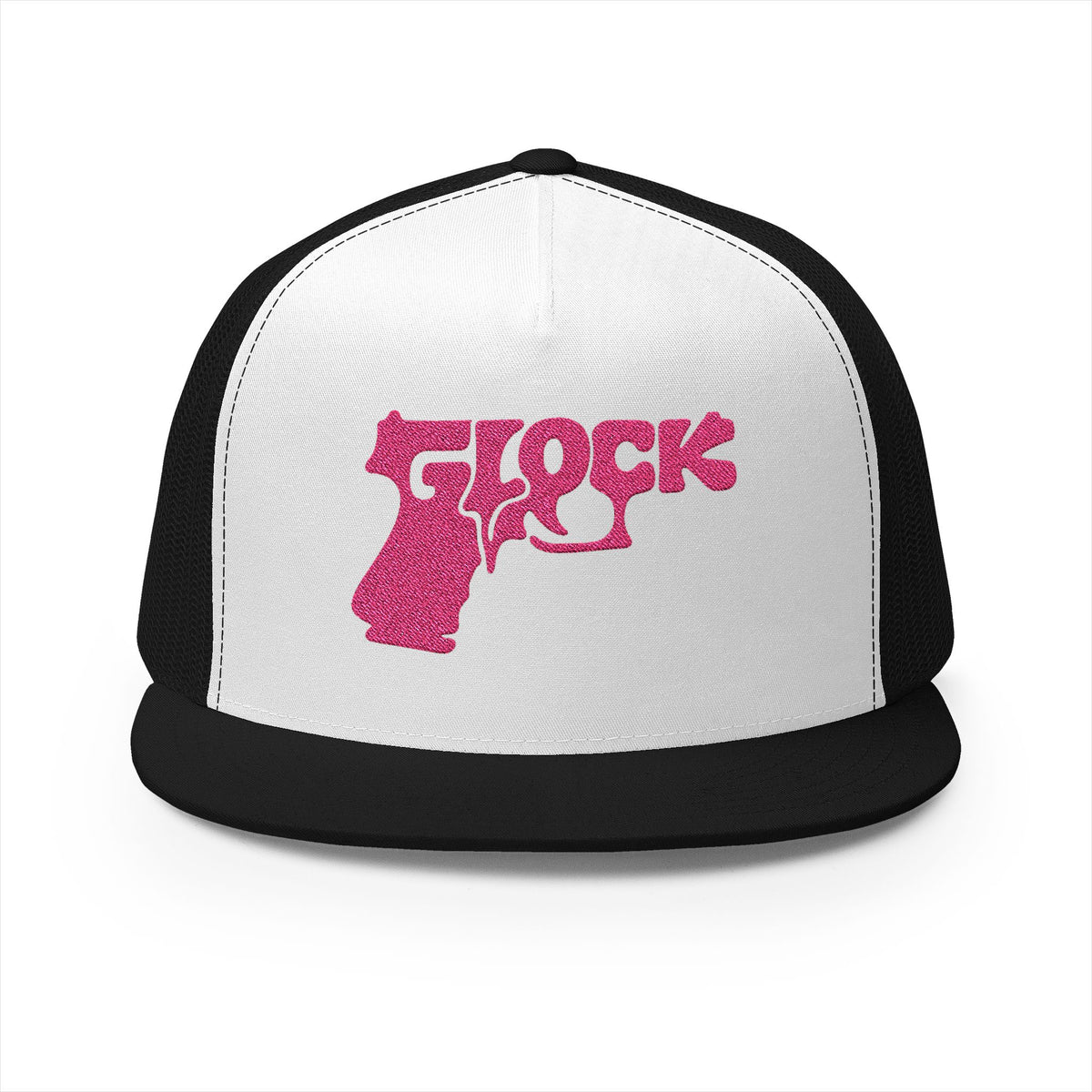 5 Panel Trucker Cap-PINK GLOCK LOGO-SCUMMIEBEARZ™️