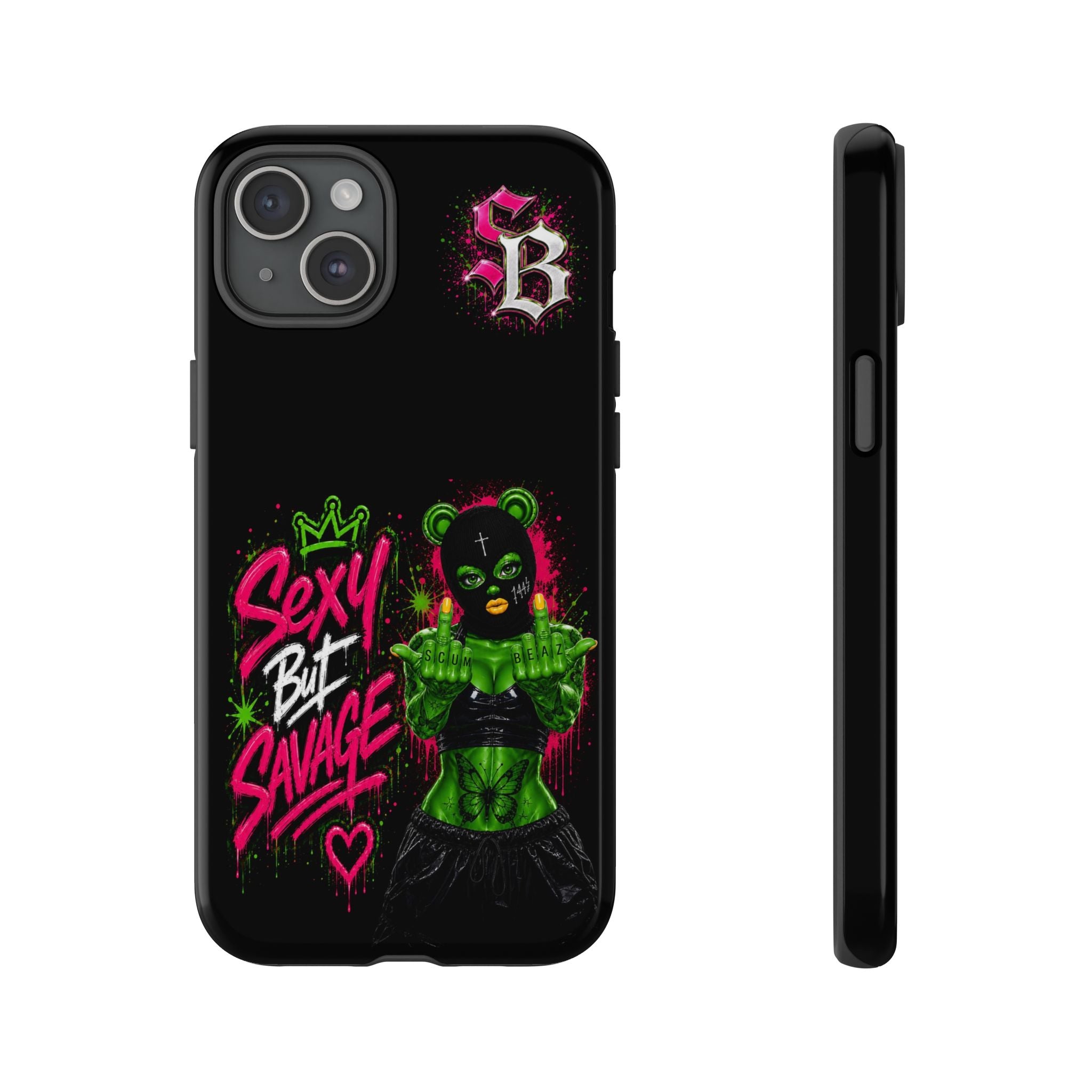 SCUMMIEBEARZ Sexy But Savage Green Remix Tough Cases