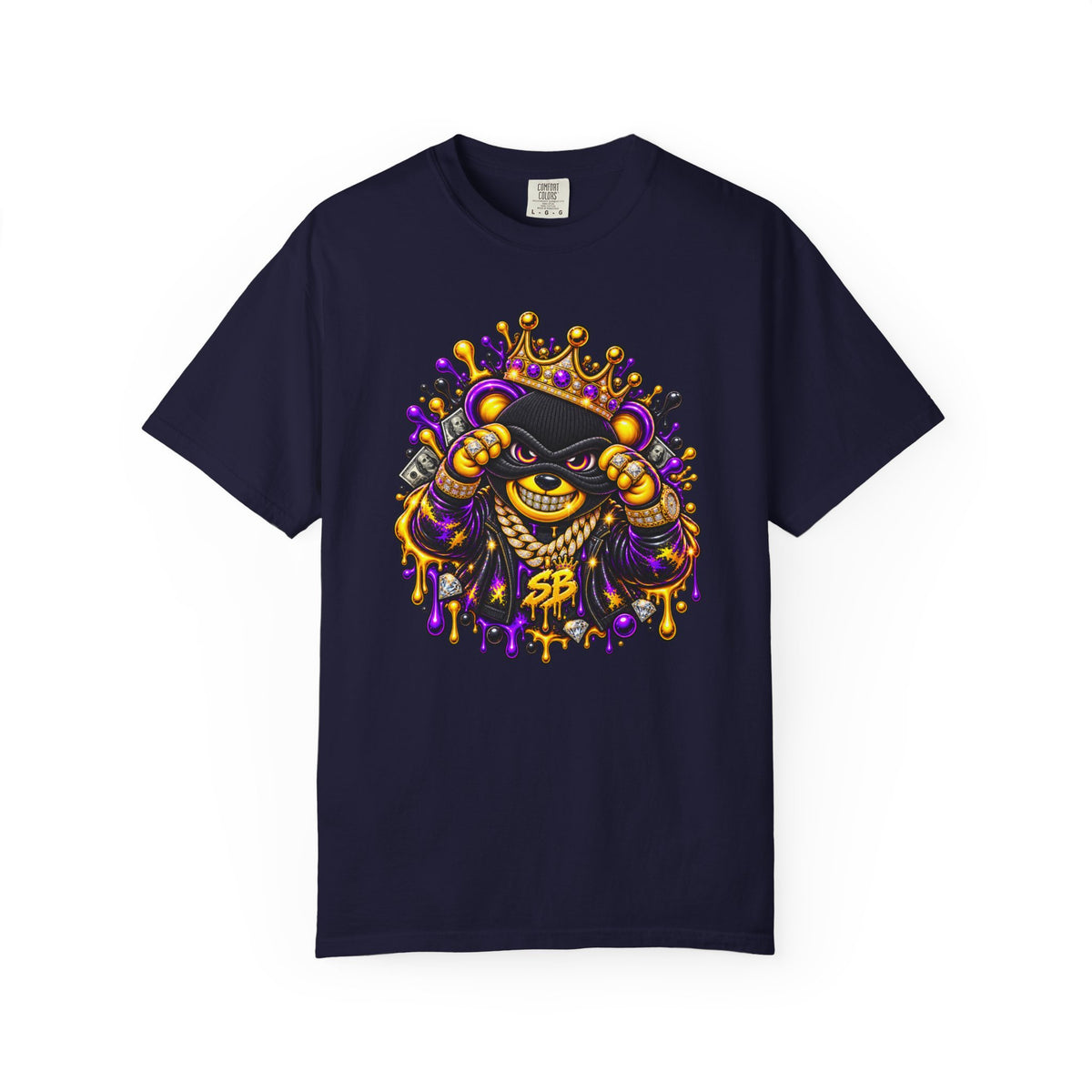 Unisex Garment-Dyed T-shirt-what you need i got it/ WHAT YOU NEED i GOT IT/CROWN MASK LOGO-SCUMMIEBEARZ™️