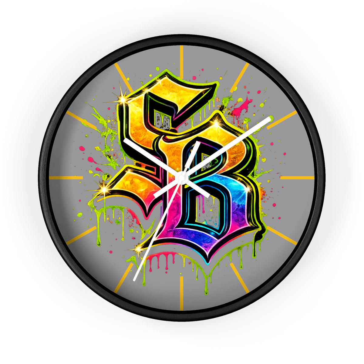Wall clock-RAINBOW SB LOGO-SCUMMIEBEARZ™️