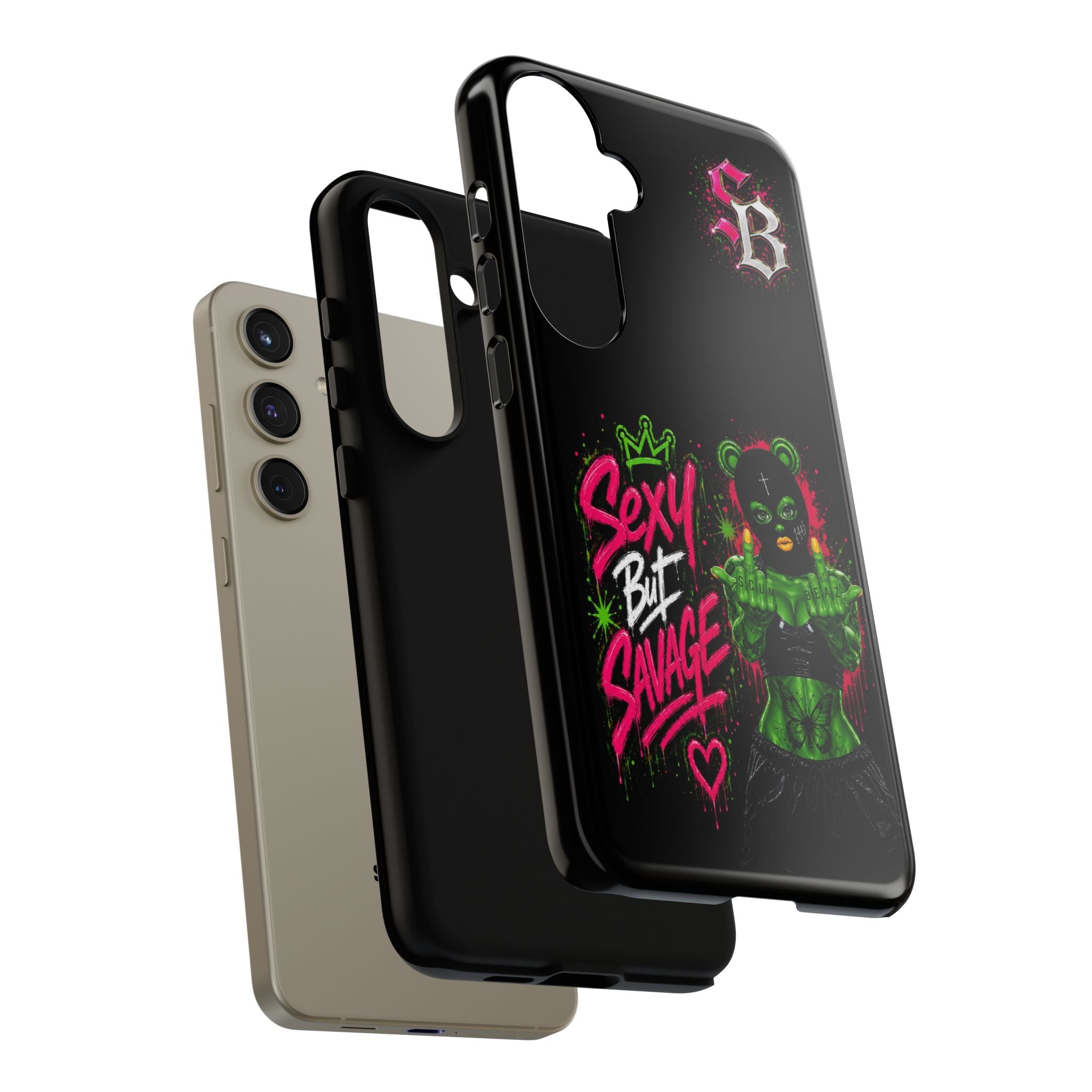 SCUMMIEBEARZ Sexy But Savage Green Remix Tough Cases