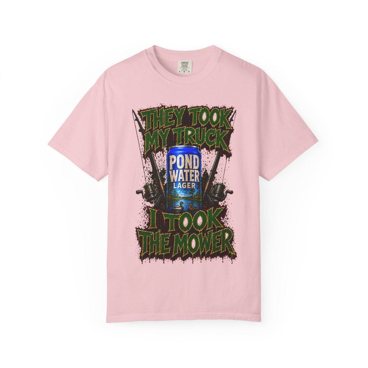Unisex Garment-Dyed T-shirt- pond water mydaileys ininpound-SCUMMIEBEARZ™