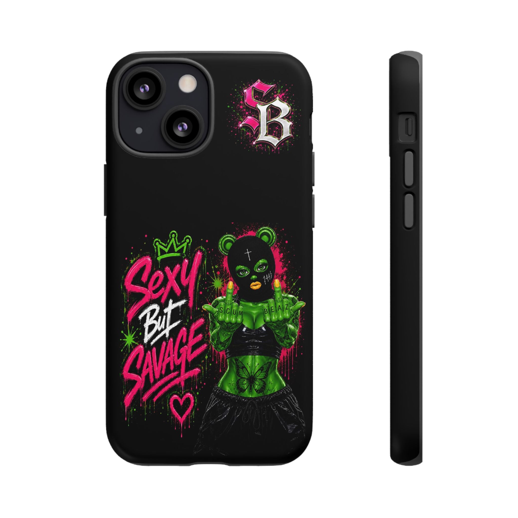 SCUMMIEBEARZ Sexy But Savage Green Remix Tough Cases