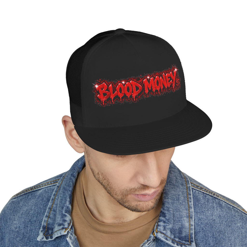5 Panel Trucker Cap-BLOOD MONEY-SCUMMIEBEARZ™