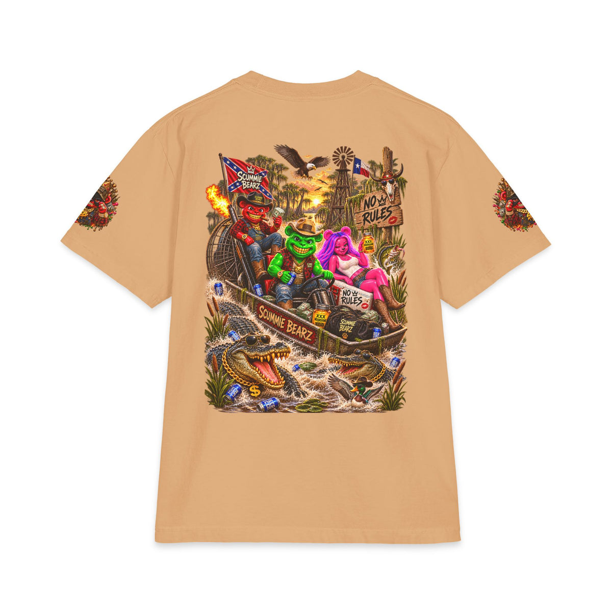 Country Brew Sled | SCUMMIEBEARZ™ Shaka Wear Heavyweight Tee
