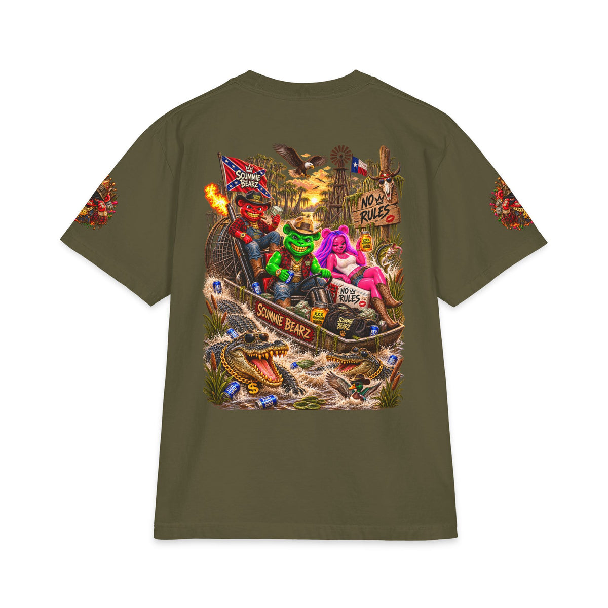 Country Brew Sled | SCUMMIEBEARZ™ Shaka Wear Heavyweight Tee