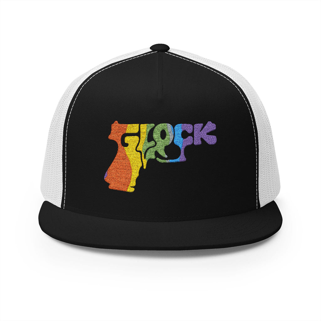 5 Panel Trucker Cap-RAINBOW GLOCK LOGO-SCUMMIEBEARZ™️