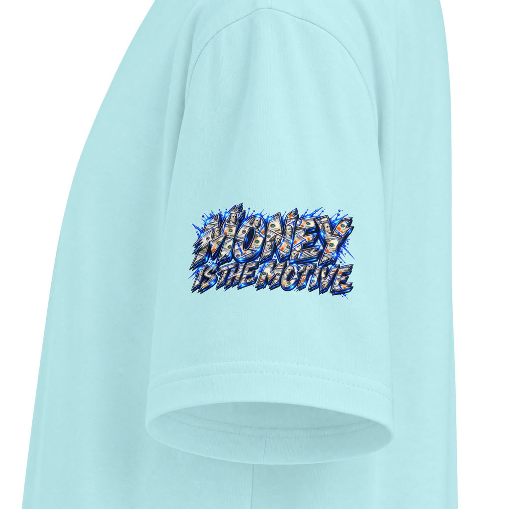 Money Is The Motive Gold Pendant | SCUMMIEBEARZ™ Shaka Wear Heavyweight Tee