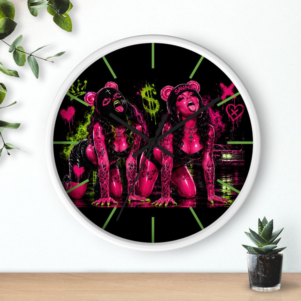 Wall Clock-Sexy But Savage Duo-SCUMMIEBEARZ™️