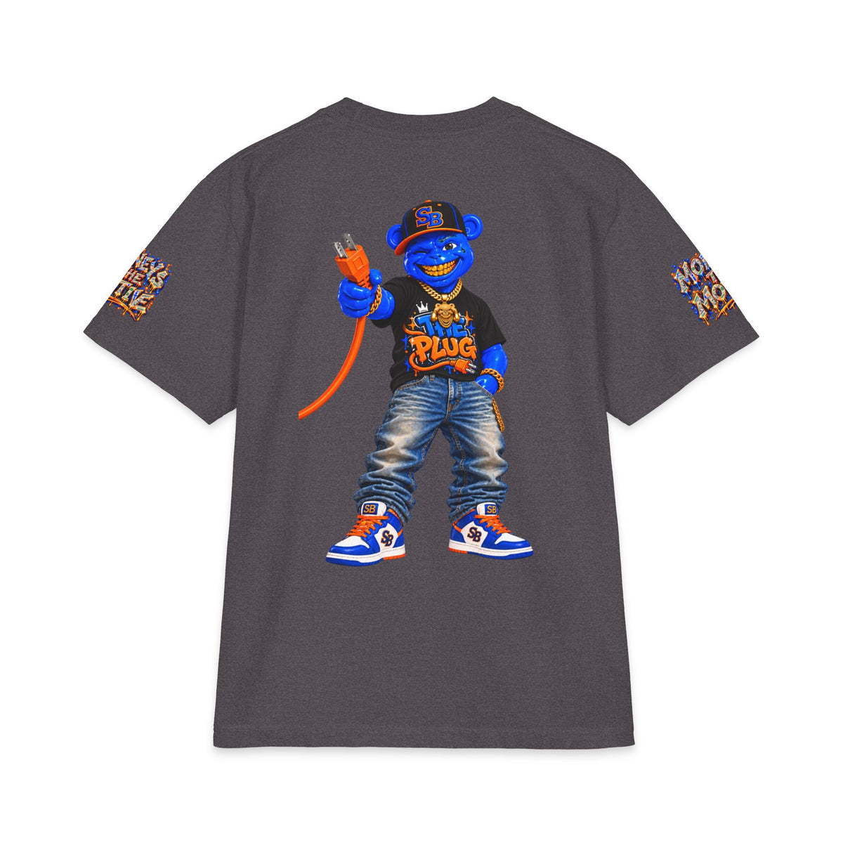 Unisex Max Heavyweight Short Sleeve-THE PLUG!!!-Scummiebearz™️
