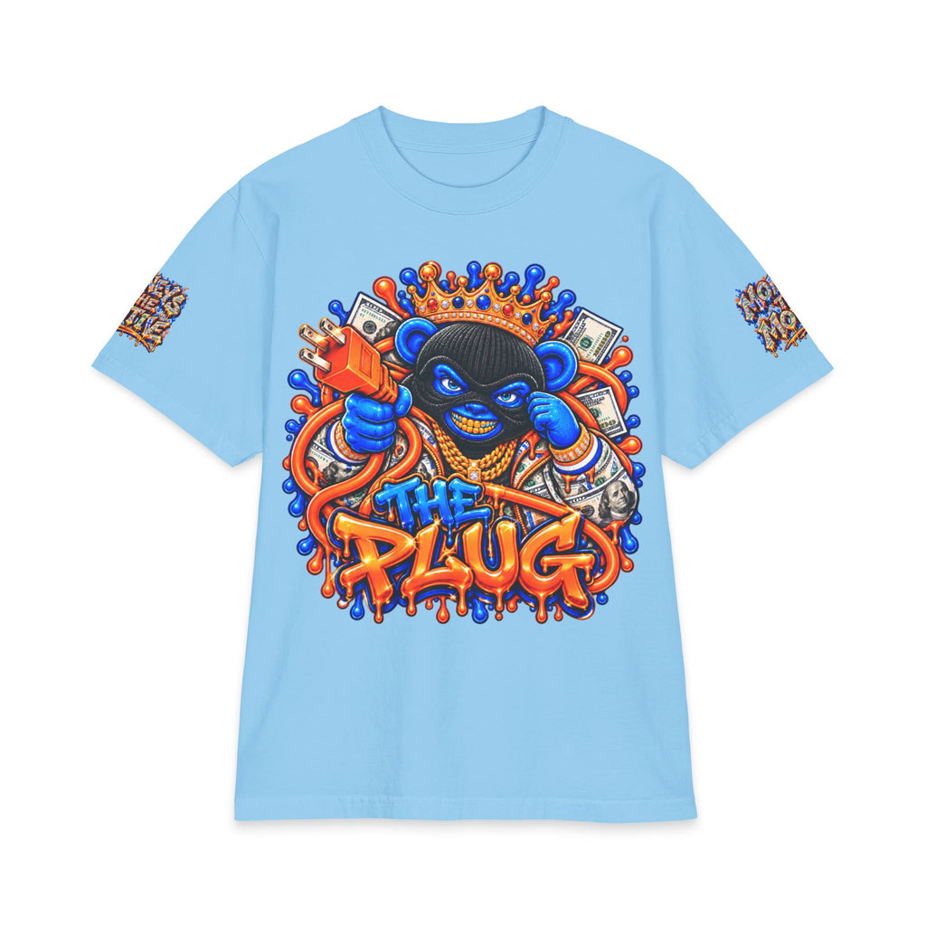 Unisex Max Heavyweight Short Sleeve-THE PLUG!!!-Scummiebearz™️