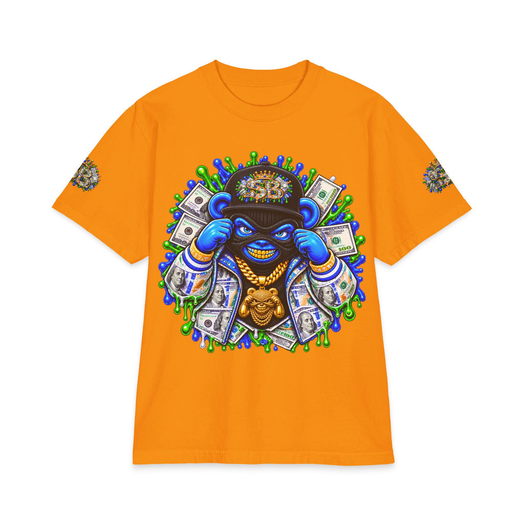 Money, Hungry Green Remix | SCUMMIEBEARZ™ Shaka Wear Heavyweight Tee