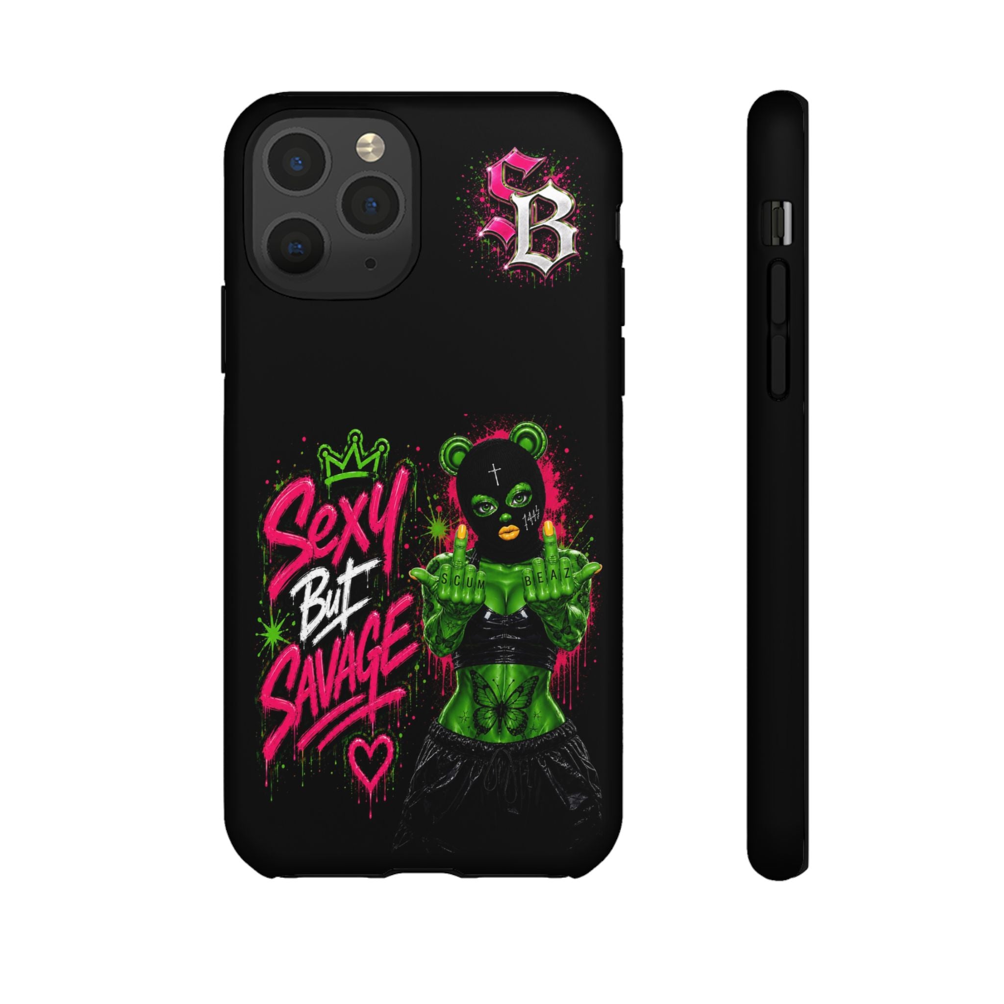SCUMMIEBEARZ Sexy But Savage Green Remix Tough Cases