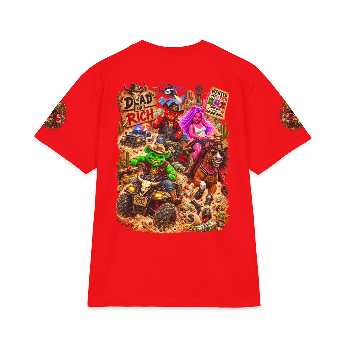 Dead Rich | SCUMMIEBEARZ™ Shaka Wear Heavyweight Tee