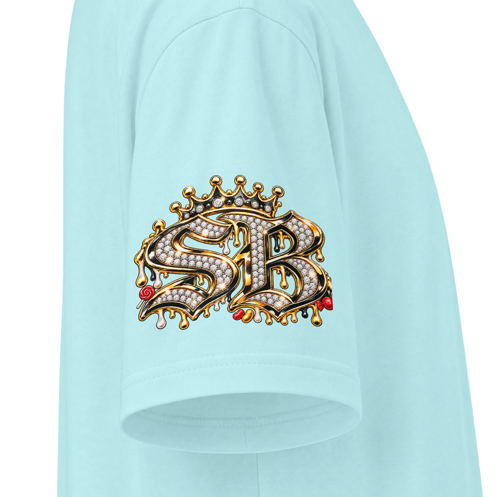 Like Stealing Candy from a Baby — White & Gold Edition | SCUMMIEBEARZ™ Shaka Wear Heavyweight Tee
