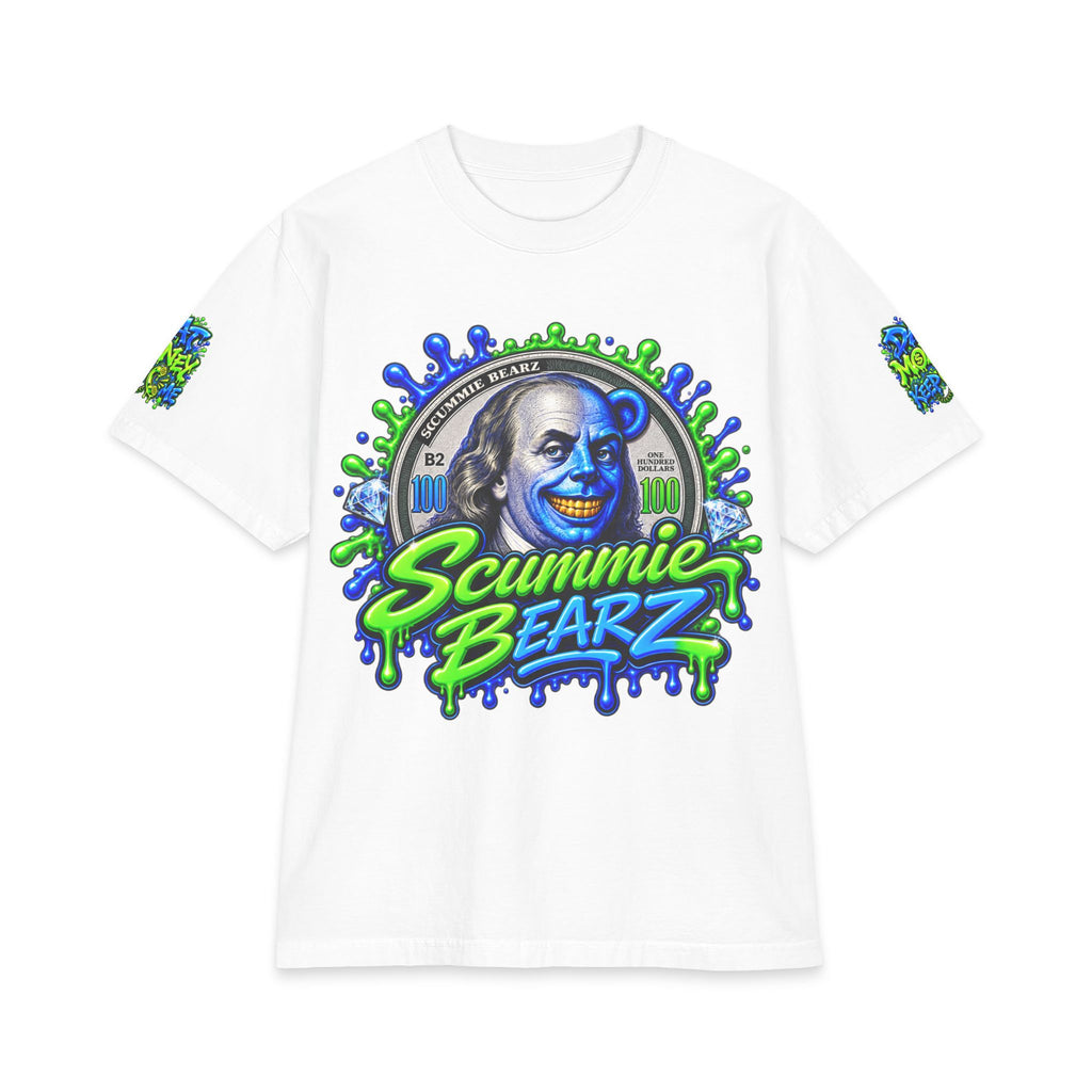 No Days Off Green Remix | SCUMMIEBEARZ™ Shaka Wear Heavyweight Tee