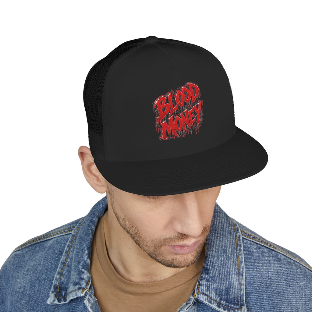 5 Panel Trucker Cap-BLOOD MONEY-SCUMMIEBEARZ™