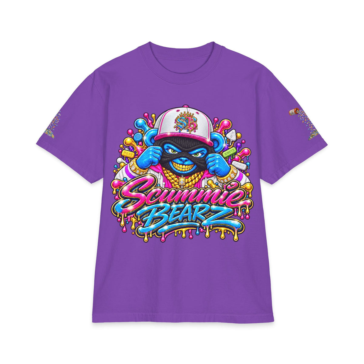 Get Your Mind Right — Multicolor Remix | SCUMMIEBEARZ™ Shaka Wear Heavyweight Tee