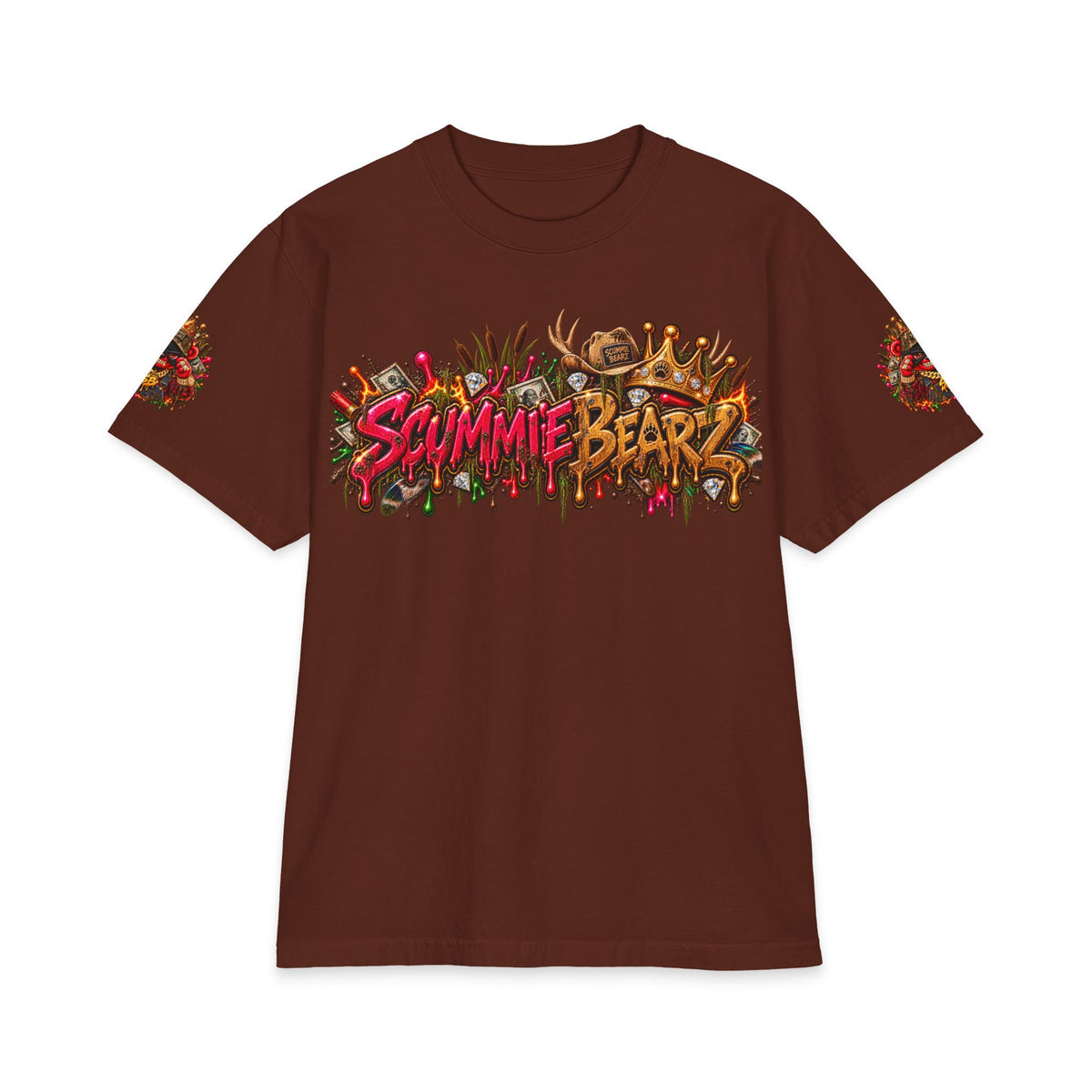 Boots, Booze, And Bad Company | SCUMMIEBEARZ™ Shaka Wear Heavyweight Tee
