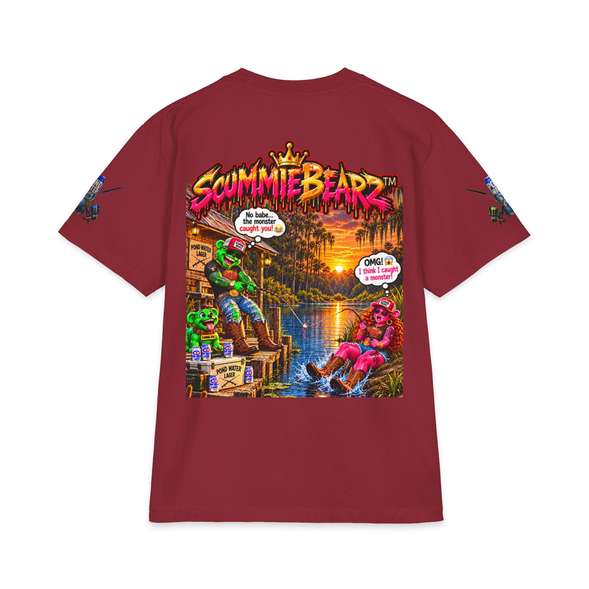 No Babe The Monster Got You | SCUMMIEBEARZ™ Shaka Wear Heavyweight Tee