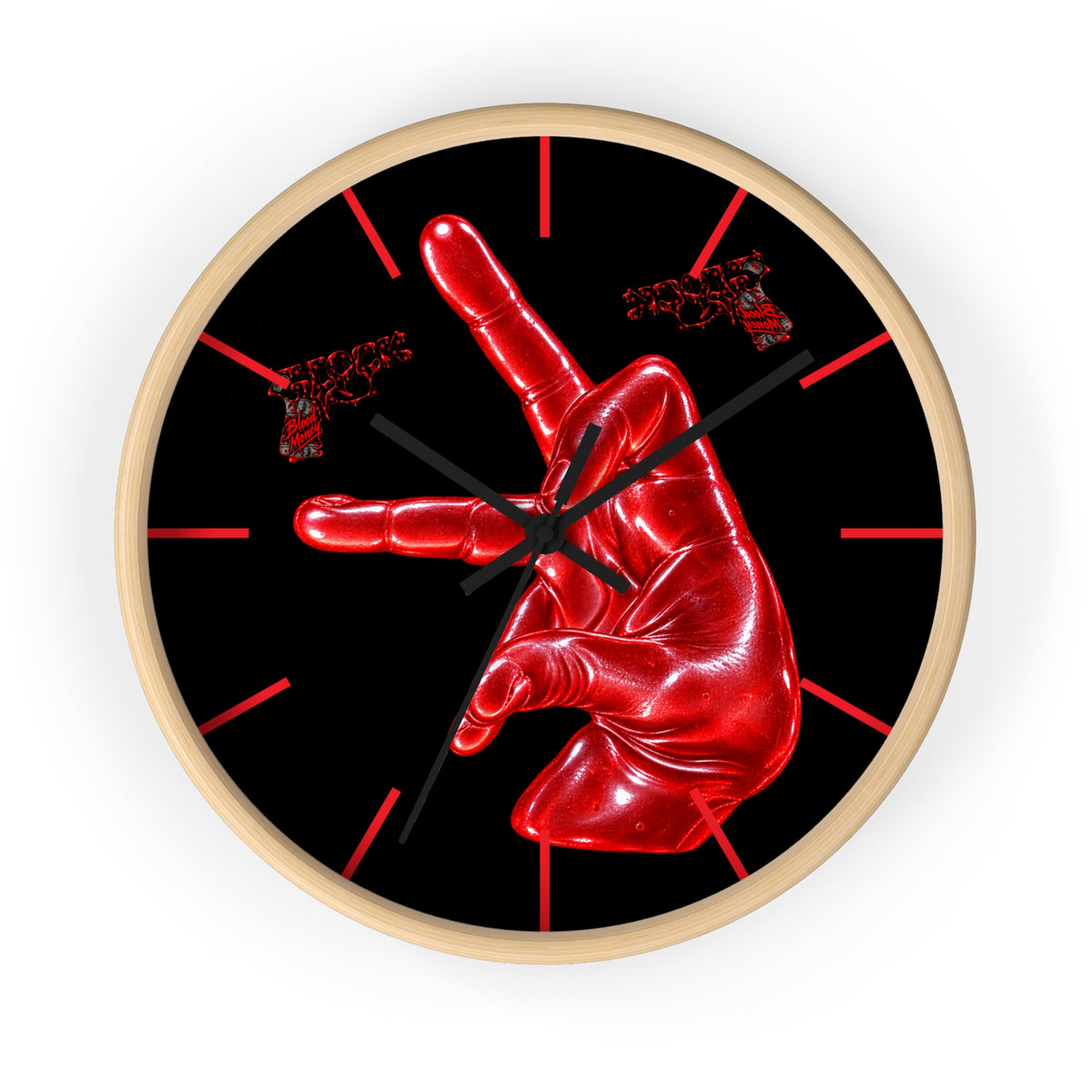 Wall Clock-BLOOD MONEY-SCUMMIEBEARZ™️