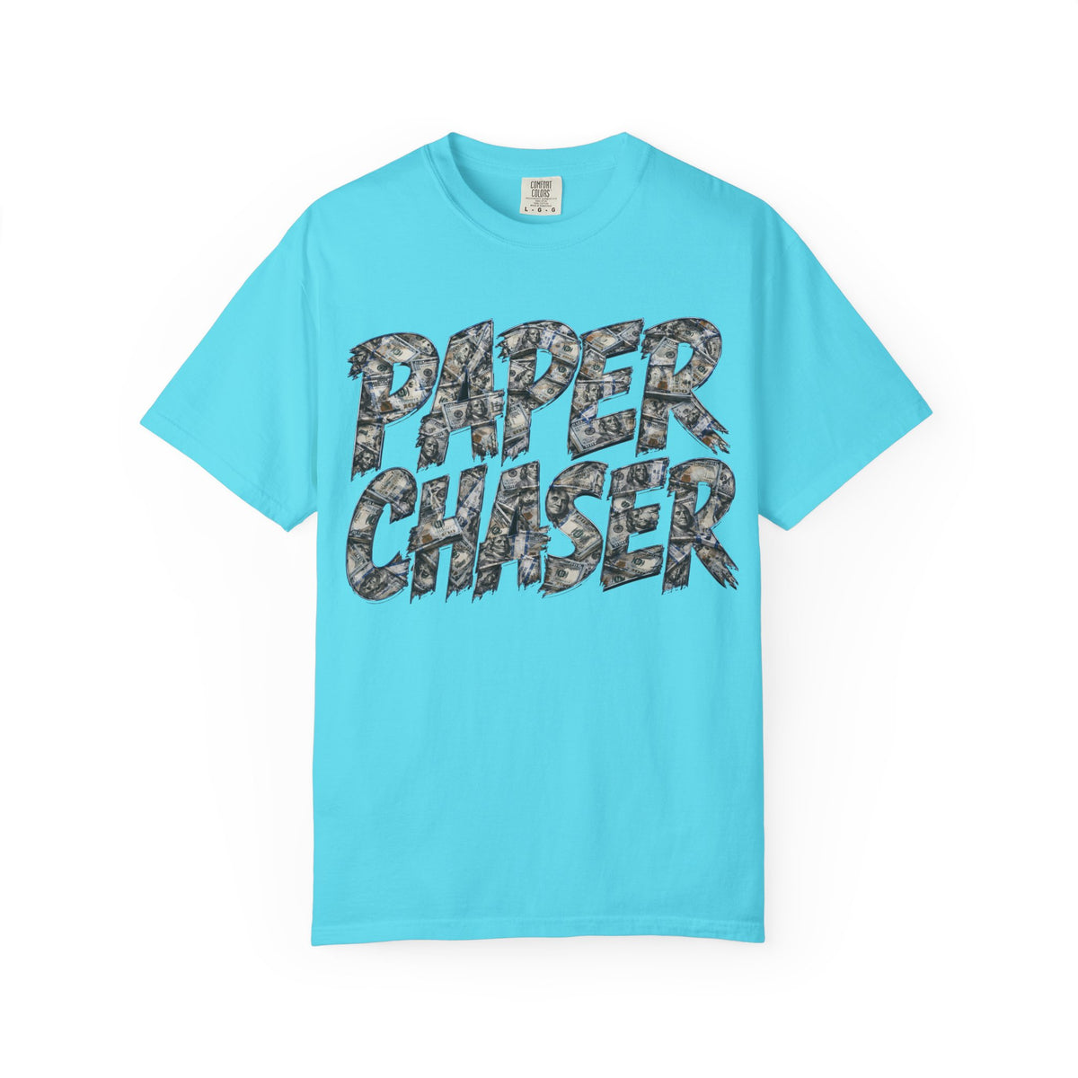 Unisex Garment-Dyed T-SHIRT- PAPER CHASER-SCUMMIEBEARZ™