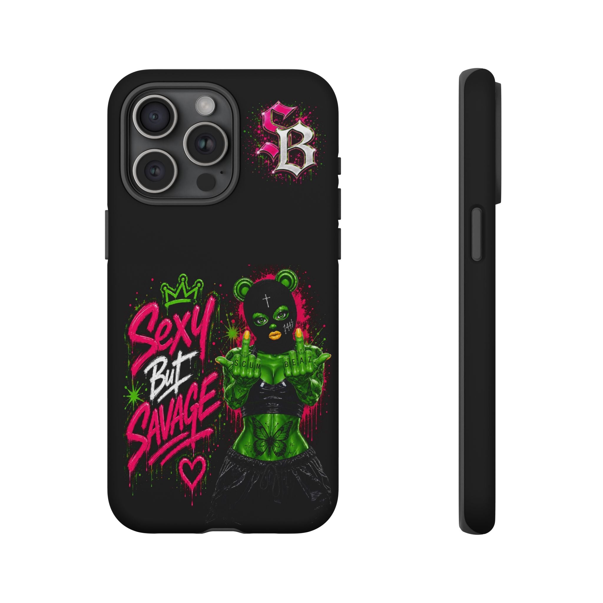 SCUMMIEBEARZ Sexy But Savage Green Remix Tough Cases