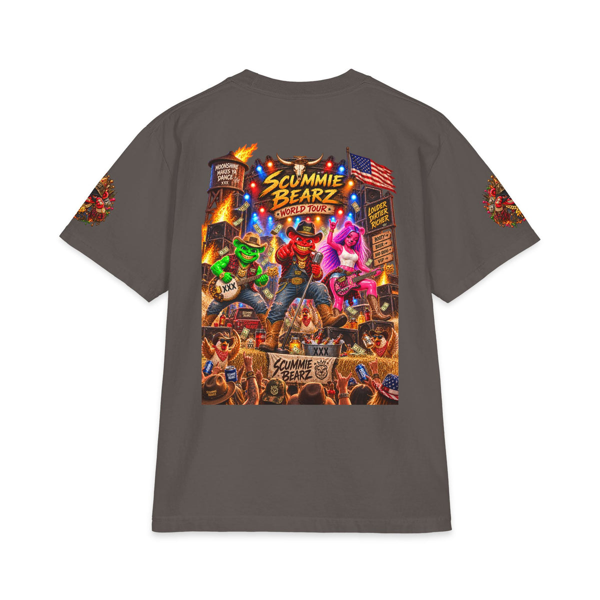 Country World Tour | SCUMMIEBEARZ™ Shaka Wear Heavyweight Tee