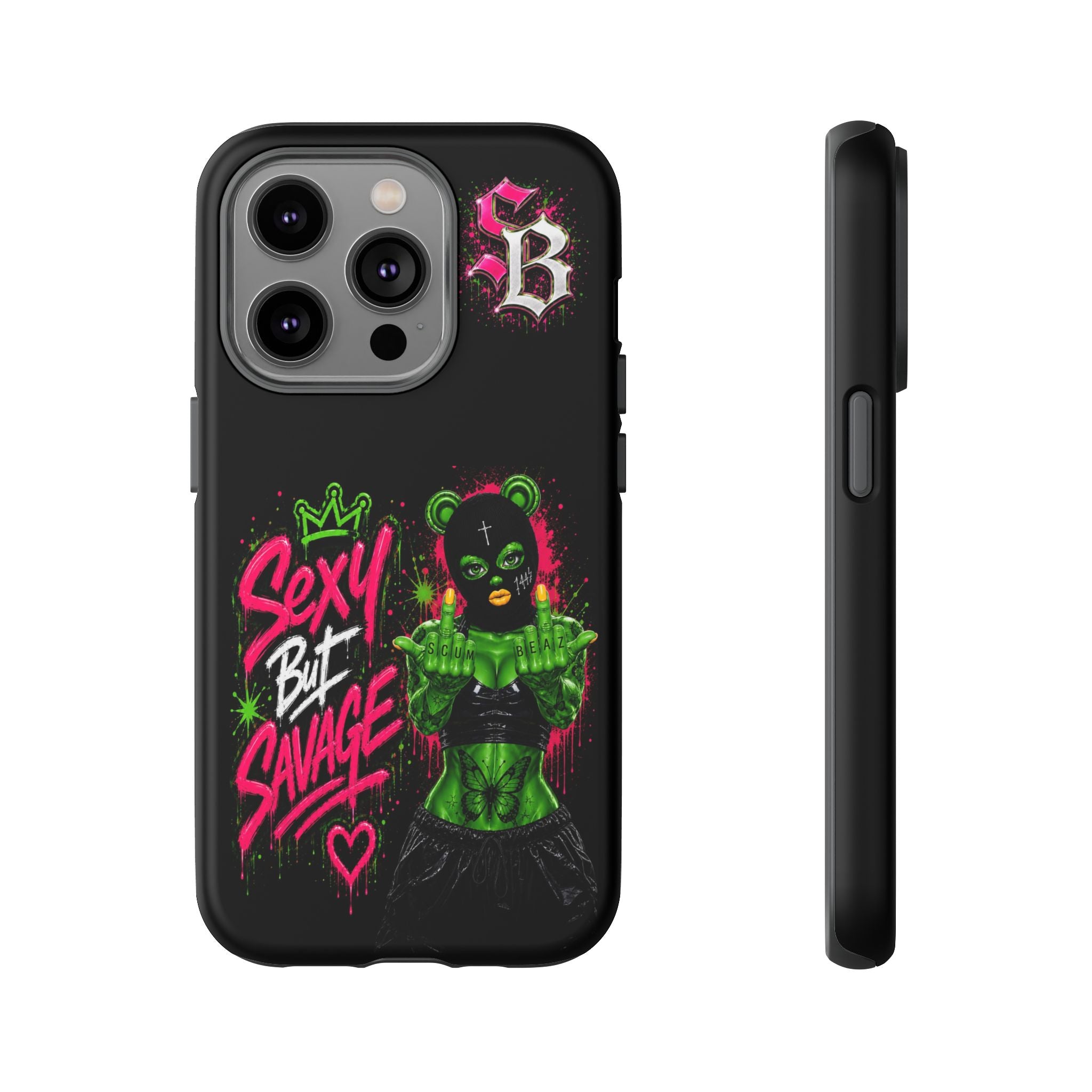 SCUMMIEBEARZ Sexy But Savage Green Remix Tough Cases