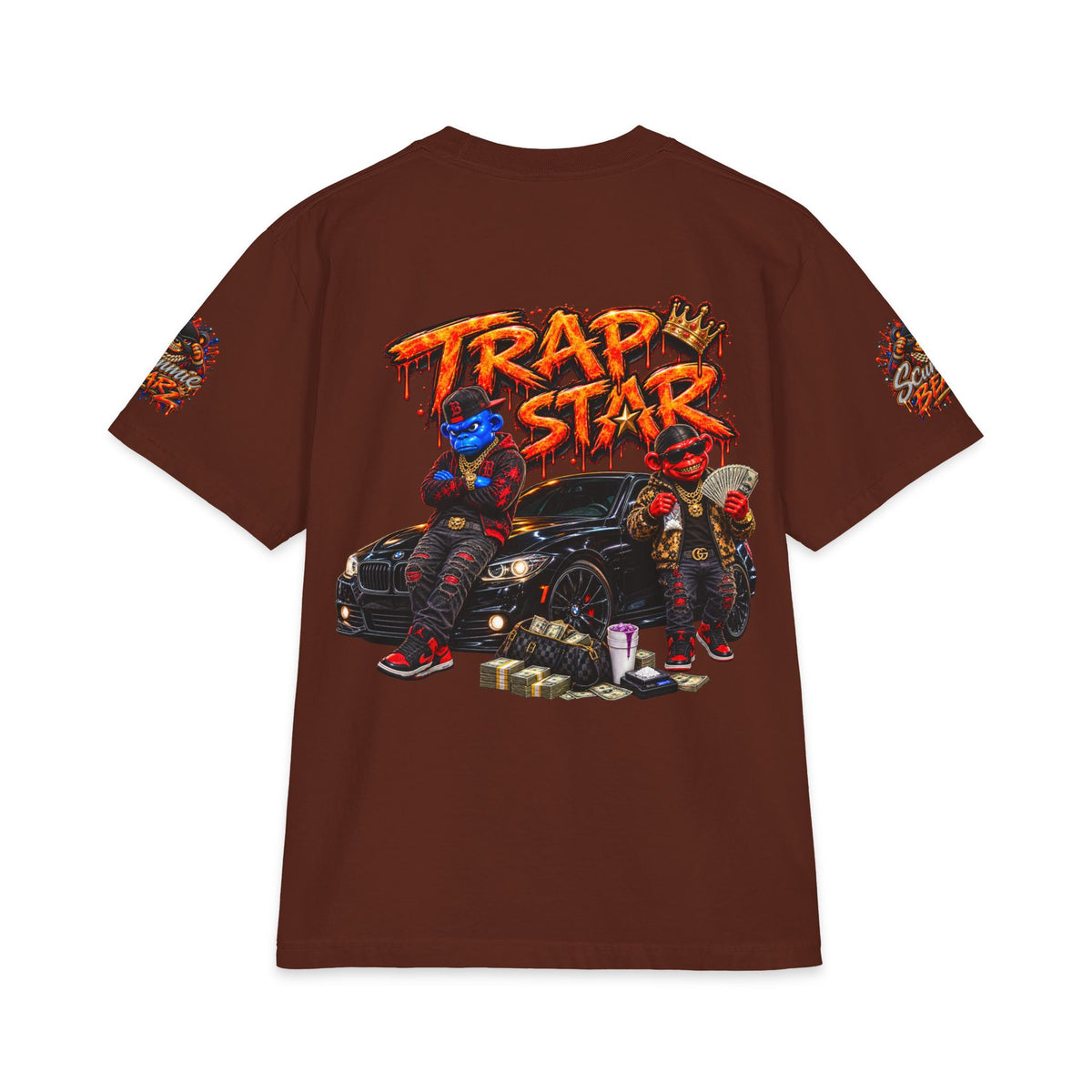 Trap Star | SCUMMIEBEARZ™ Shaka Wear Heavyweight Tee