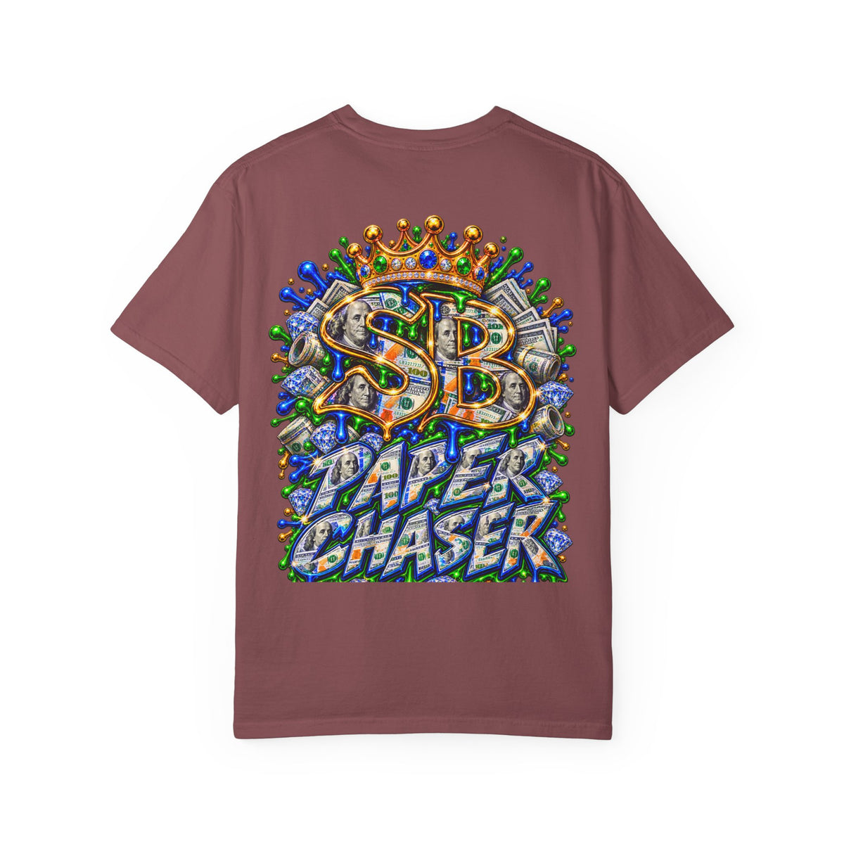 Comfort color 1717- "Paper Chaser" Graphic T-Shirt wha-SCUMMIEBEARZ™️