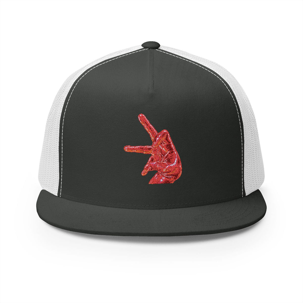 5 Panel Trucker Cap-BLOOD MONEY HAND LOGO-SCUMMIEBEARZ™️
