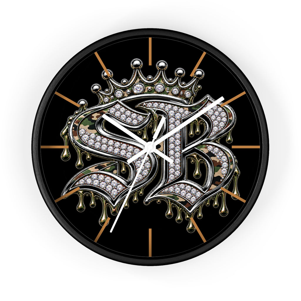 Wall Clock-CAMOUFLAGE SB LOGO-SCUMMIEBEARZ™️