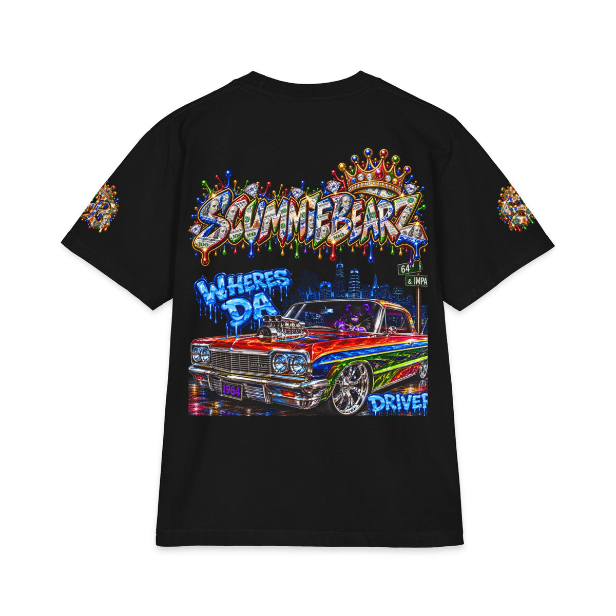 Where’s Da Driver — Remix | SCUMMIEBEARZ™ Shaka Wear Heavyweight Tee