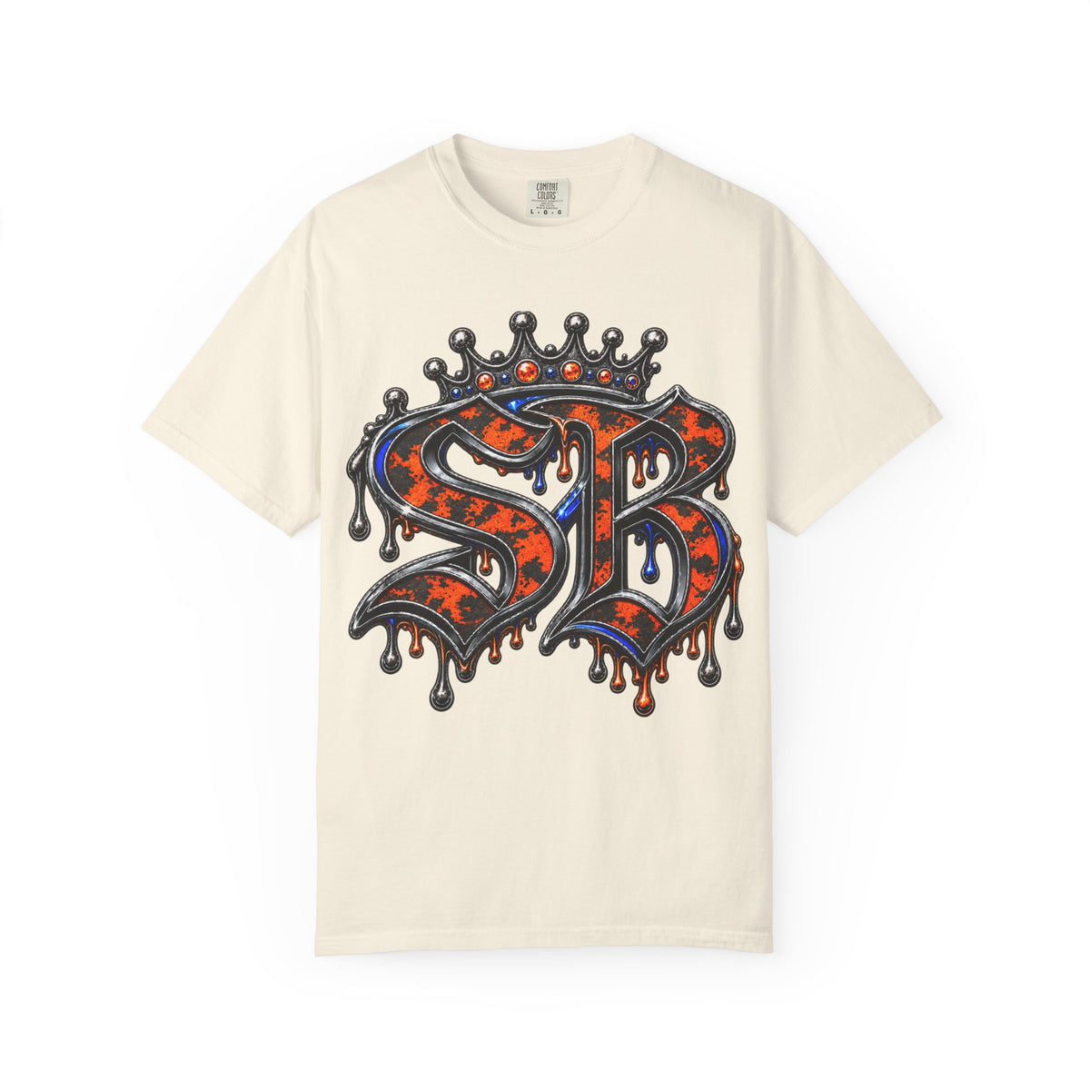 Unisex Garment-Dyed T-SHIRT- POCKET CHECK/SB LOGO-SCUMMIEBEARZ™