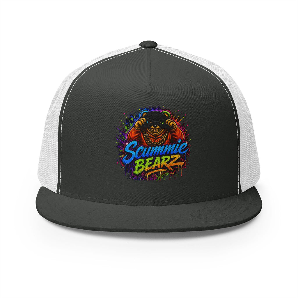 5 Panel Trucker Cap-RAINBOW MASK LOGO-SCUMMIEBEARZ™